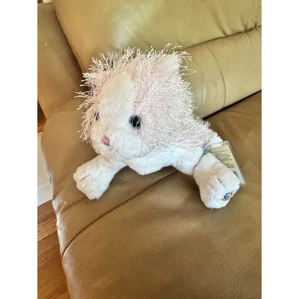 Ganz Webkinz Pink and White Cat HM189 All Tags Brand New w Code BV